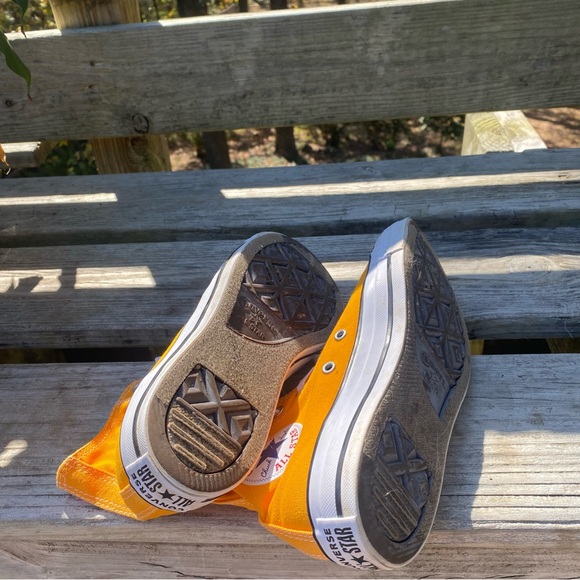 Orange Converse Hi Top - Picture 5 of 6